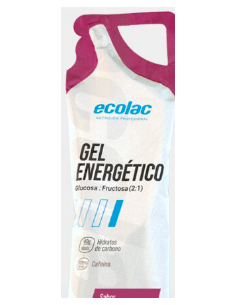 Gel Energetico Frutas Del Bosque C/Cafeina 1 Stick de Ecolac