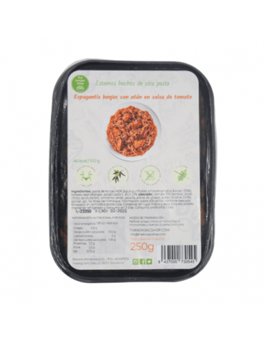 Tallarines Konjac Con Solomillo Ternera Y Boletus 250 Gr de The Konjac Shop