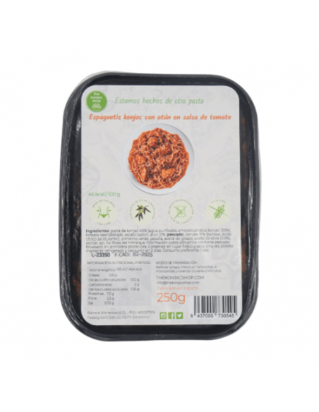 Tallarines Konjac Con Solomillo Ternera Y Boletus 250 Gr de The Konjac Shop