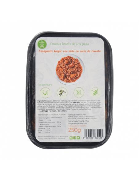 Espaguetis Konjac Con Atun 250 Gr. de The Konjac Shop