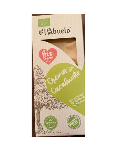 Turron Crema De Cacahuete 200 Gr Eco Sg Vegan de El Abuelo Eco Biolovers