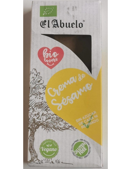 Turron Crema De Sesamo 200 Gr Eco Sg Vegan de El Abuelo Eco Biolovers