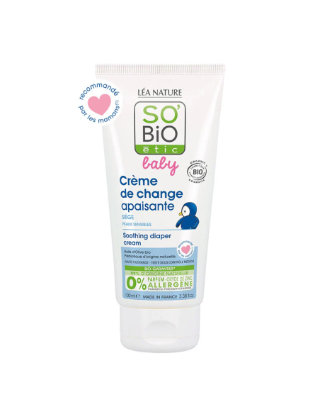 Crema Pañal Calmante Bebe 100 Ml de So´Bio Etic