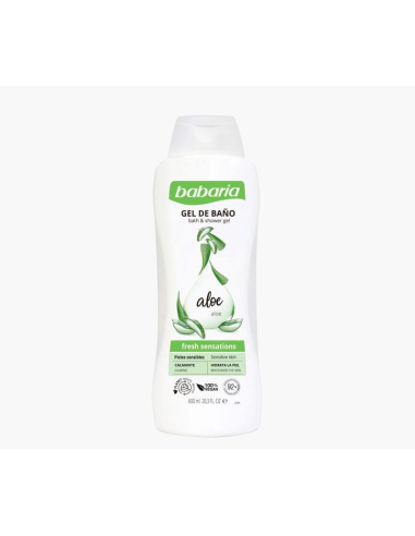 Gel De Bano Hidratante Aloe 600 Ml de Babaria