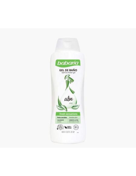 Gel De Bano Hidratante Aloe 600 Ml de Babaria