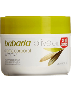 Crema Corporal Nutritiva De Aceite De Oliva 250 Ml de Babaria