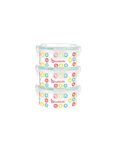 Babymoov Kit Contenedores Alimentos 3 Uds330 Ml de Babymoov