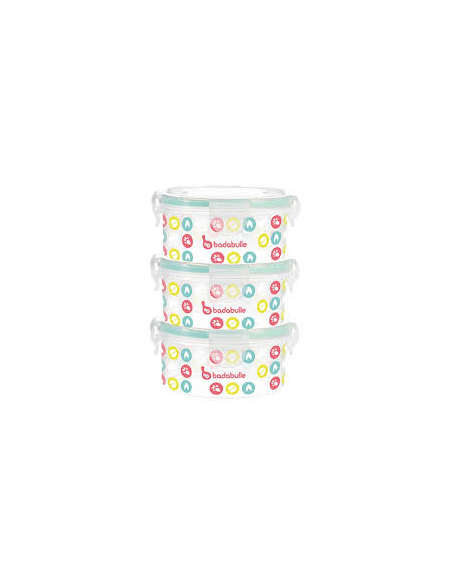 Babymoov Kit Contenedores Alimentos 3 Uds330 Ml de Babymoov