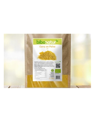Curry Crudo Vegano Bio  150 Gr de Bibonatur