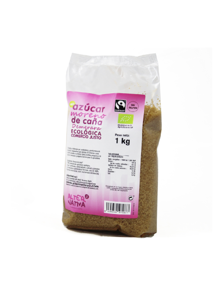Azucar Moreno Dememara 5Kg Bio de Alternativa 3