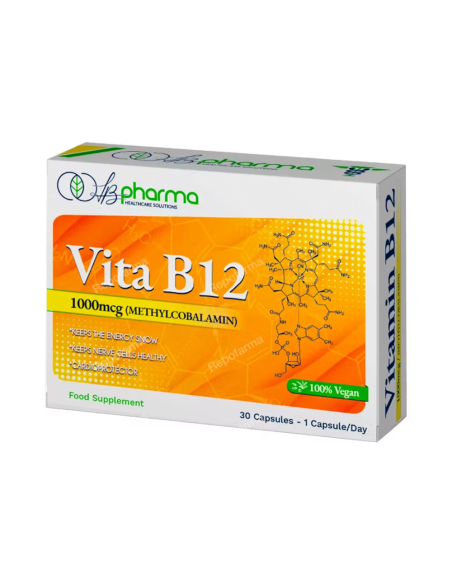 Vita B12 30 Cap | Energía y Vitalidad con Lb Pharma