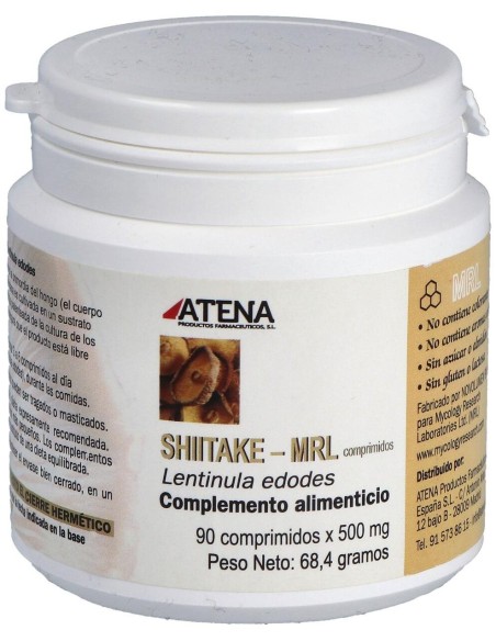 Shiitake-Mrl 90 Comprimidos de Atena