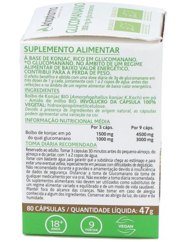 Glucomanano 80Arkocapsulas. Bio Arkopharma