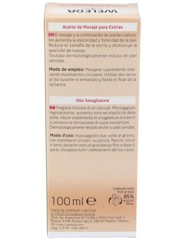 Aceite Para Masaje Antiestrias 100Ml. de Weleda