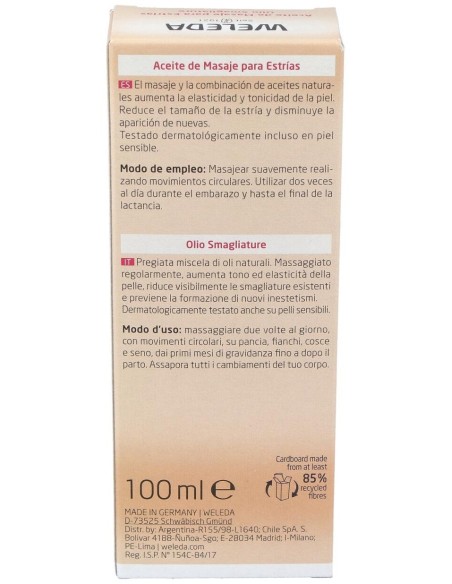 Aceite para masaje Antiestrias 100 ml de Weleda