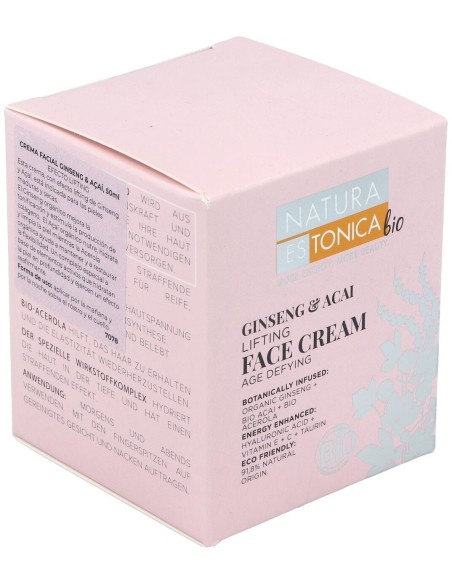 Crema Facial Ginseng-Acai 50 Mililitros Bio Natura Estonica