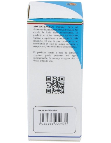 Tsa Salvia Officinalis Hojas (Salvia) 50 Ml de Herboplanet