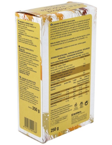 Levadura De Cerveza En Polvo 250 Gramos Santiveri