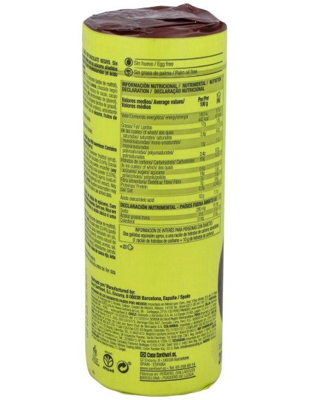 Galletas Integrales de Cacao Sin Azúcar Santiveri 200g