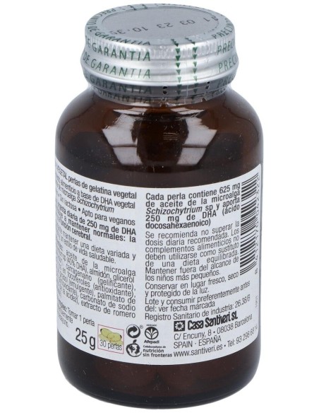 Dha Vegetal 30 Perlas de Santiveri