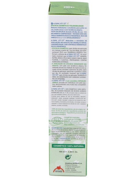 Balsamo A-Topic Natur 100Ml. de Esential Aroms