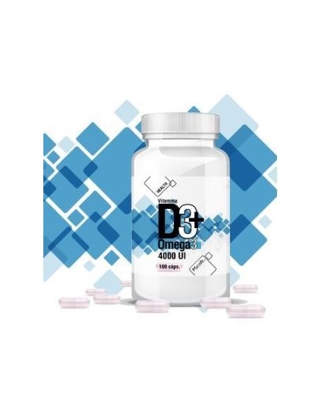 Vitamina D3 4000Ui+Omega 3 100Caps. Mycofit