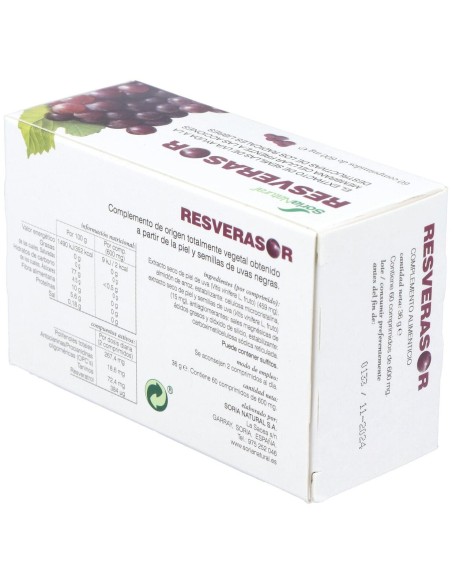 Resverasor 60 Comprimidos de Soria Natural