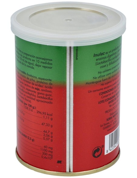 Inulac Bote 200Gr. de Soria Natural