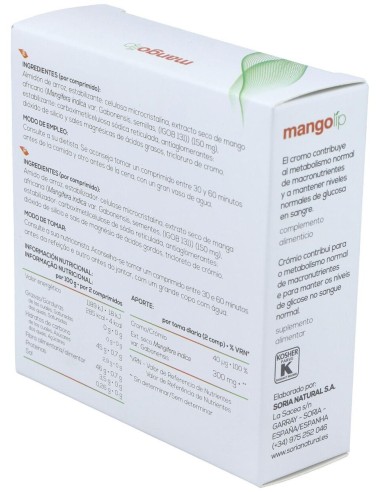 Mangolip 28 Comprimidos de Soria Natural