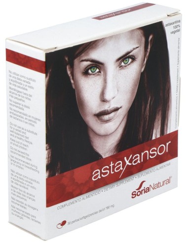 Astaxansor 30 Perlas de Soria Natural