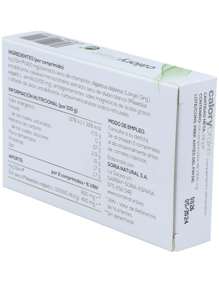 Calory Break 24 Comprimidos de Soria Natural