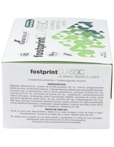 Fost Print Classic 20 Viales Nueva Formula de Soria Natural
