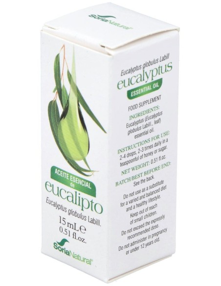 Aceite Esencial de Eucalipto 15 ml de Soria Natural