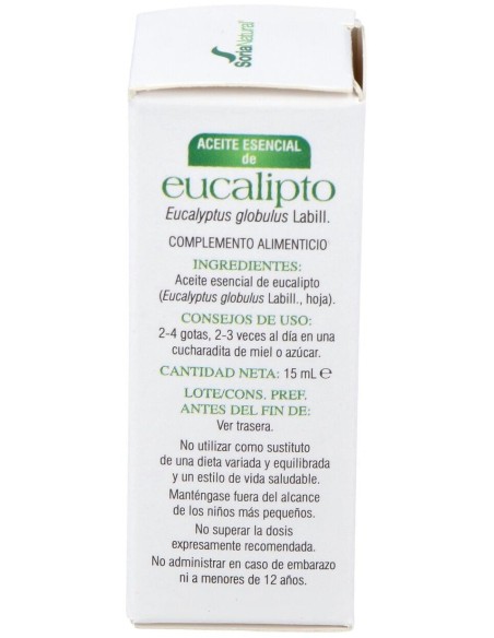 Aceite Esencial de Eucalipto 15 ml de Soria Natural