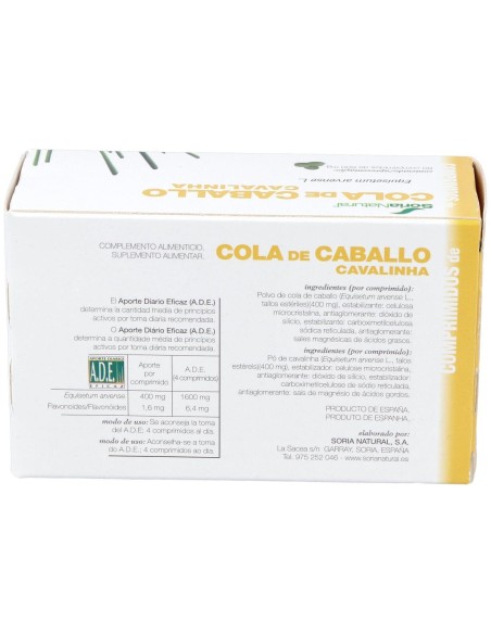Cola De Caballo 60 Comprimidos de Soria Natural