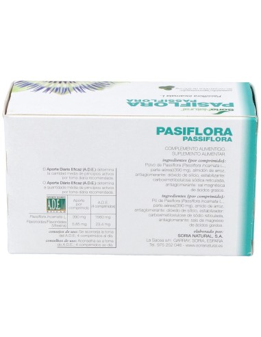 Pasiflora 60 Comprimidos de Soria Natural