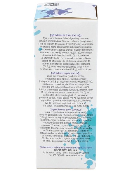 A Protegerse Niños Jarabe 150Ml. de Soria Natural