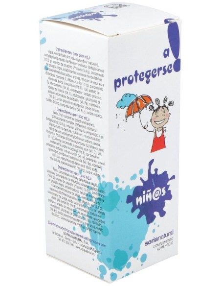 A Protegerse Niños Jarabe 150Ml. de Soria Natural