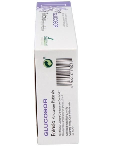 Glucosor Potasio 28 Ampollas de Soria Natural