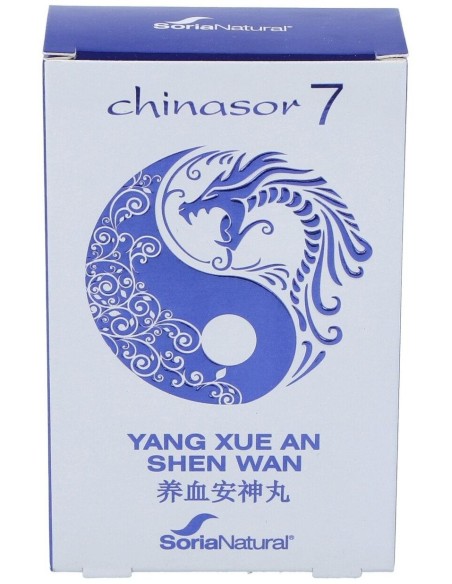 Chinasor 7 Yang Xue An Shen Wan 30 Comprimidos de Soria Nat