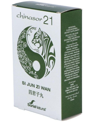 Chinasor 21 Si Jun Zi Wan 30 Comprimidos de Soria Natural