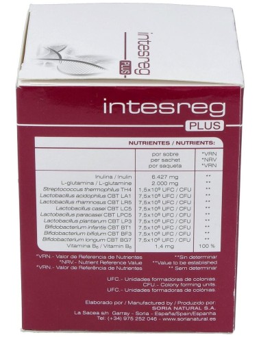 Intesreg Plus 14S Sobres de Soria Natural