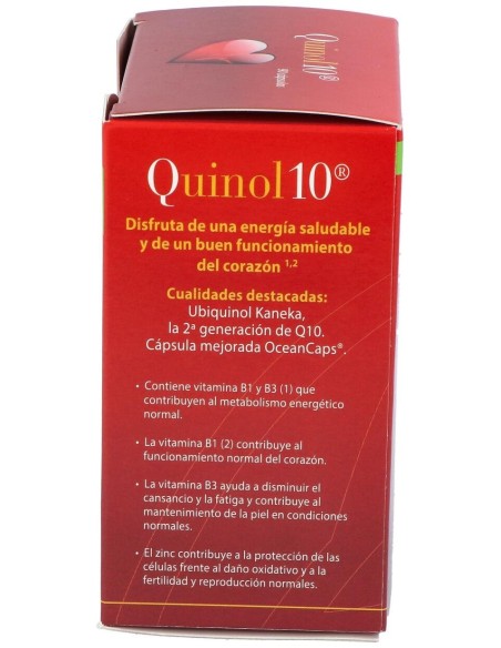 Quinol 10 50Mg. 90Cap. de Cien Por Cien Natural