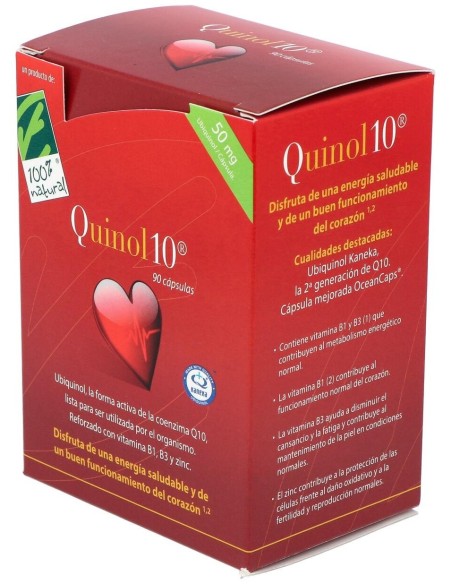 Quinol 10 50Mg. 90Cap. de Cien Por Cien Natural