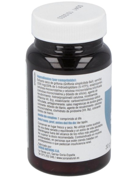 5-HTP Griffonia 30 Comprimidos de Mgdose