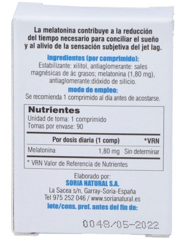 Melatonina Travel 90 Comprimidos de Mgdose