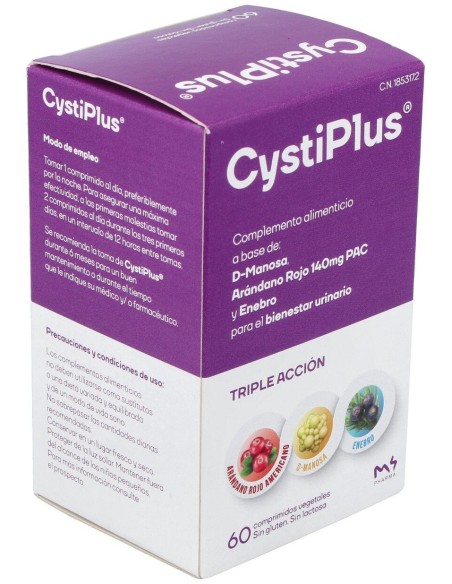 Cystiplus 60 Comp. Salengei  Apoyo Natural para la Salud Urinaria