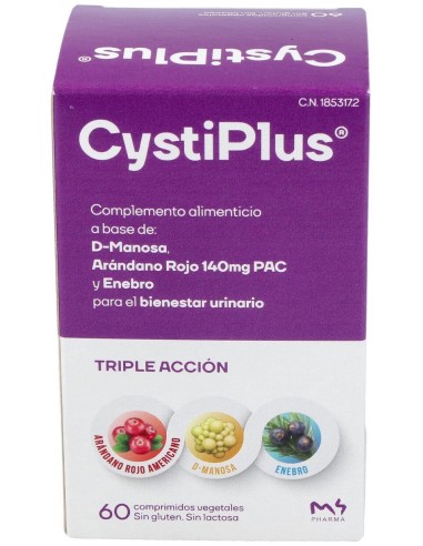 Cystiplus 60 Comp. Salengei  Apoyo Natural para la Salud Urinaria