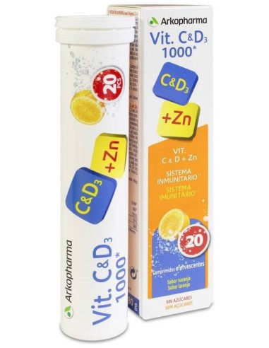 Arkovital Magnesio+Potasio 18 Comp Efervescentes Arkopharma