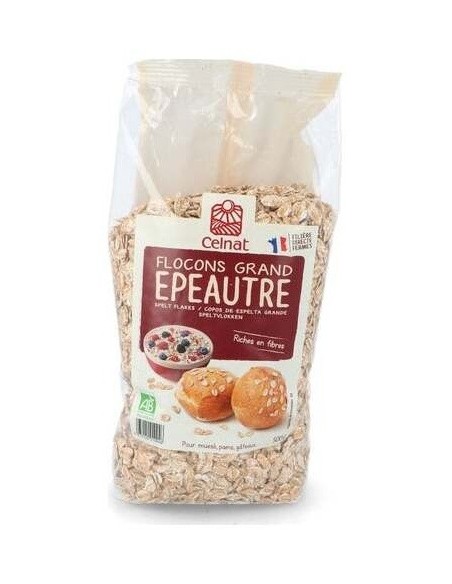 Copos De Espelta 500Gr. Bio de Celnat